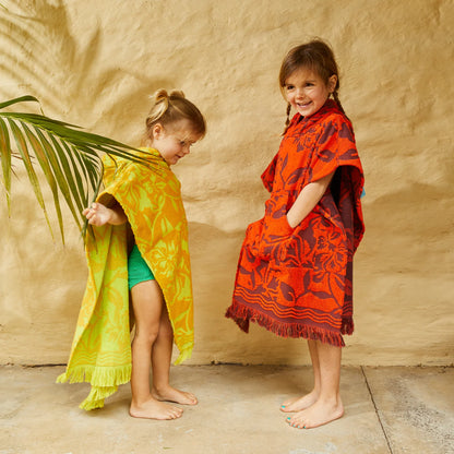 Rosalie Kids Poncho ~ Dune