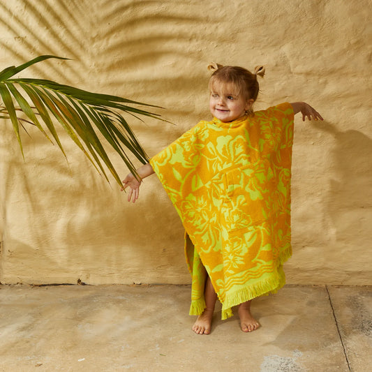 Rosalie Kids Poncho ~ Dune