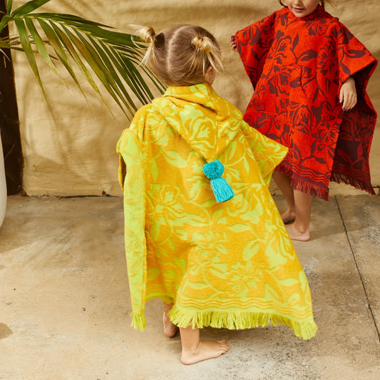 Rosalie Kids Poncho ~ Dune
