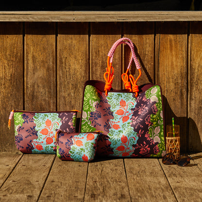 Leilani Tote Bag - Garnet