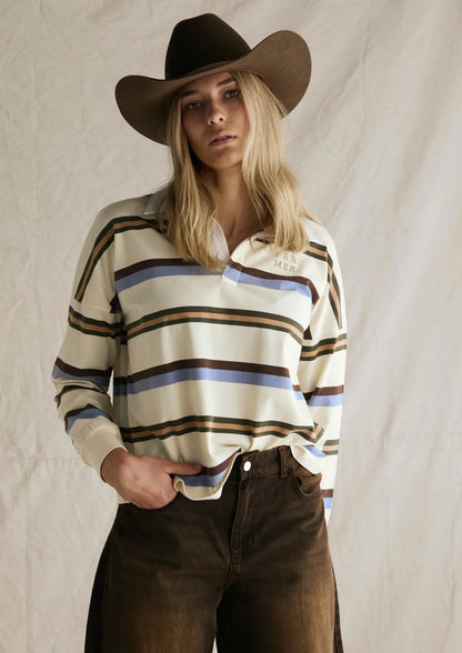 Jersey Blue + Brown