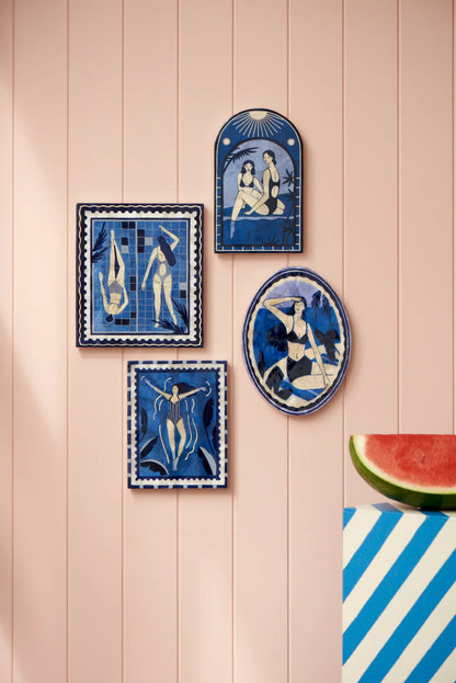 Resort Laps Blue Wall Art