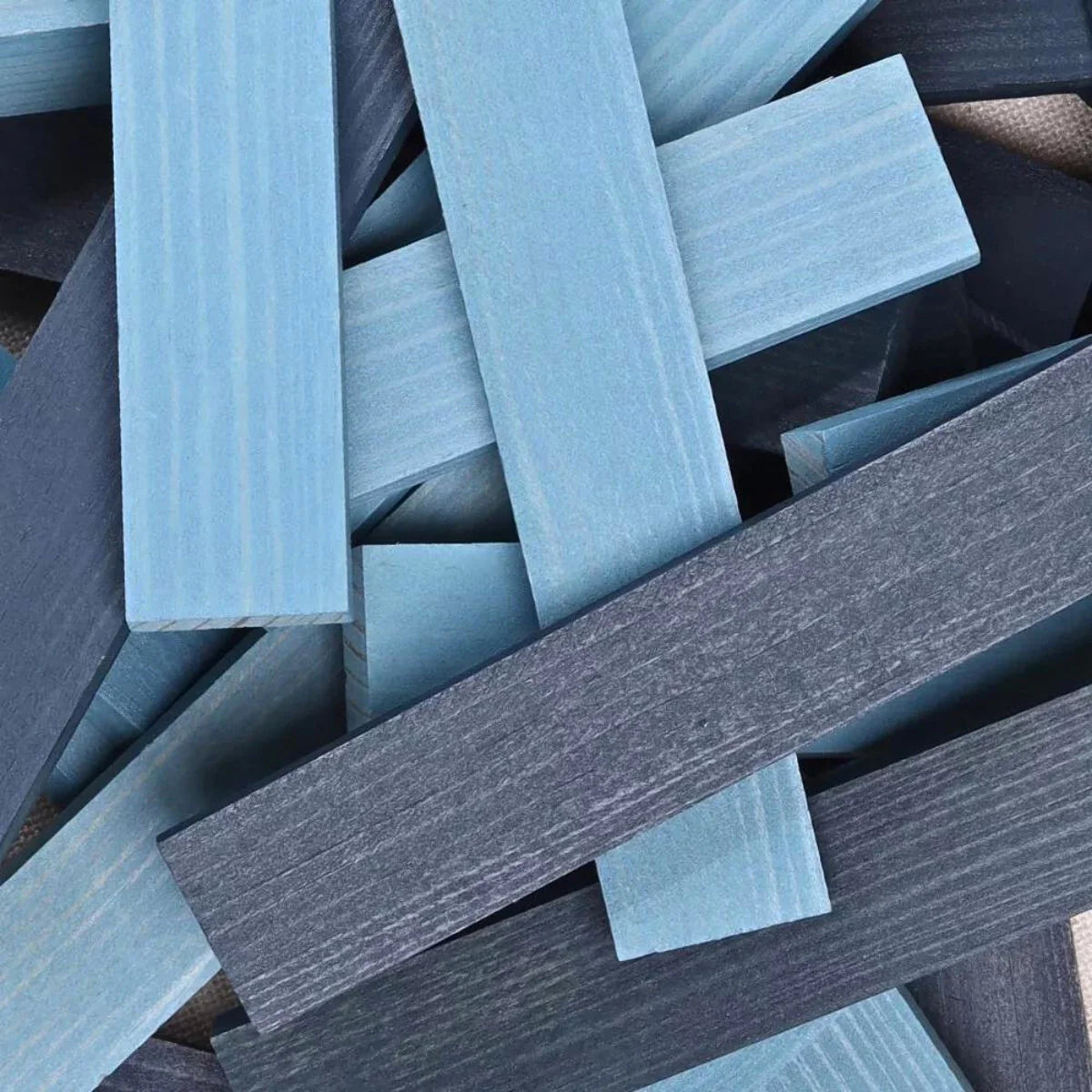 Blocks Building Planks & Art Book - Blue