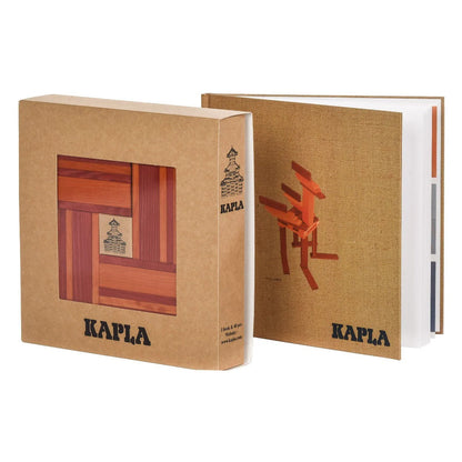 Blocks Building Planks & Art Book - Red