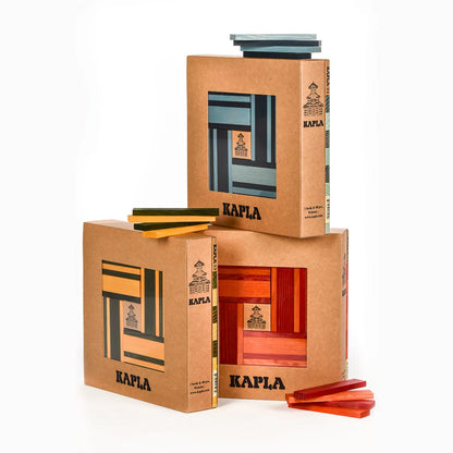 Blocks Building Planks & Art Book - Red