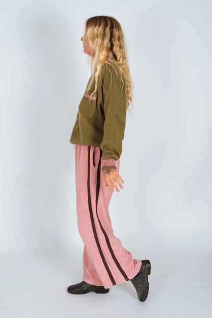 Knit Jumper ~ Khaki Pink
