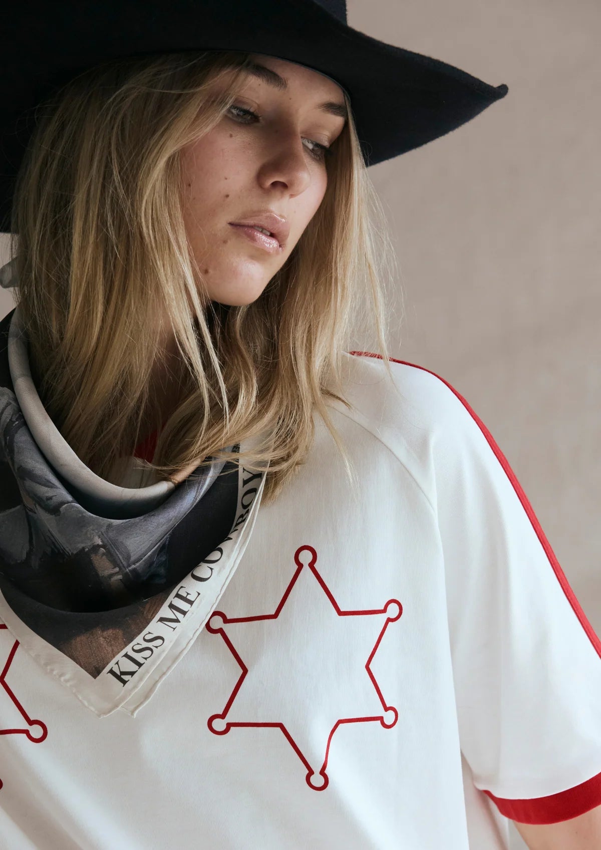 Silk Bandana - Kiss Me Cowboy