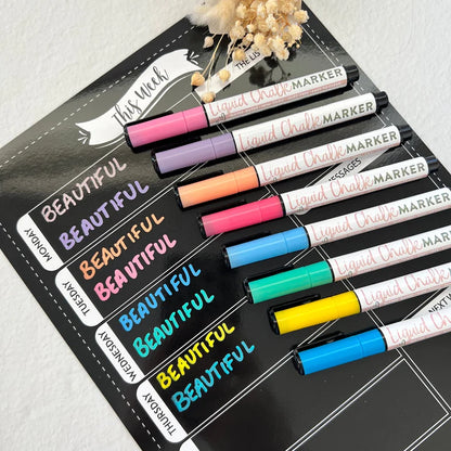 Liquid Chalk Markers - 8 pack