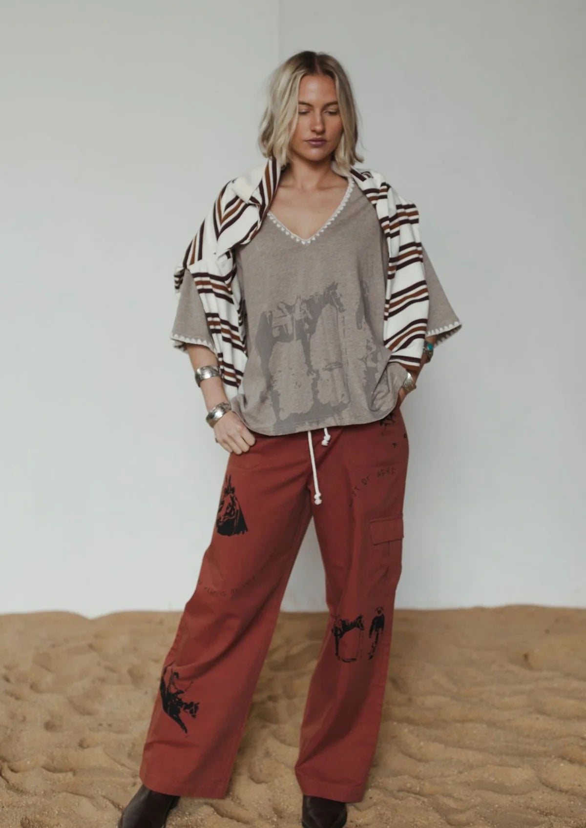 Lone Ranger Vee Neck Tee