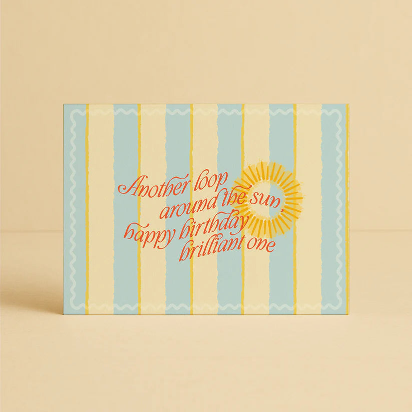 Loop Around the Sun Card