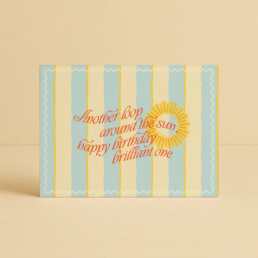 Loop Around the Sun Card
