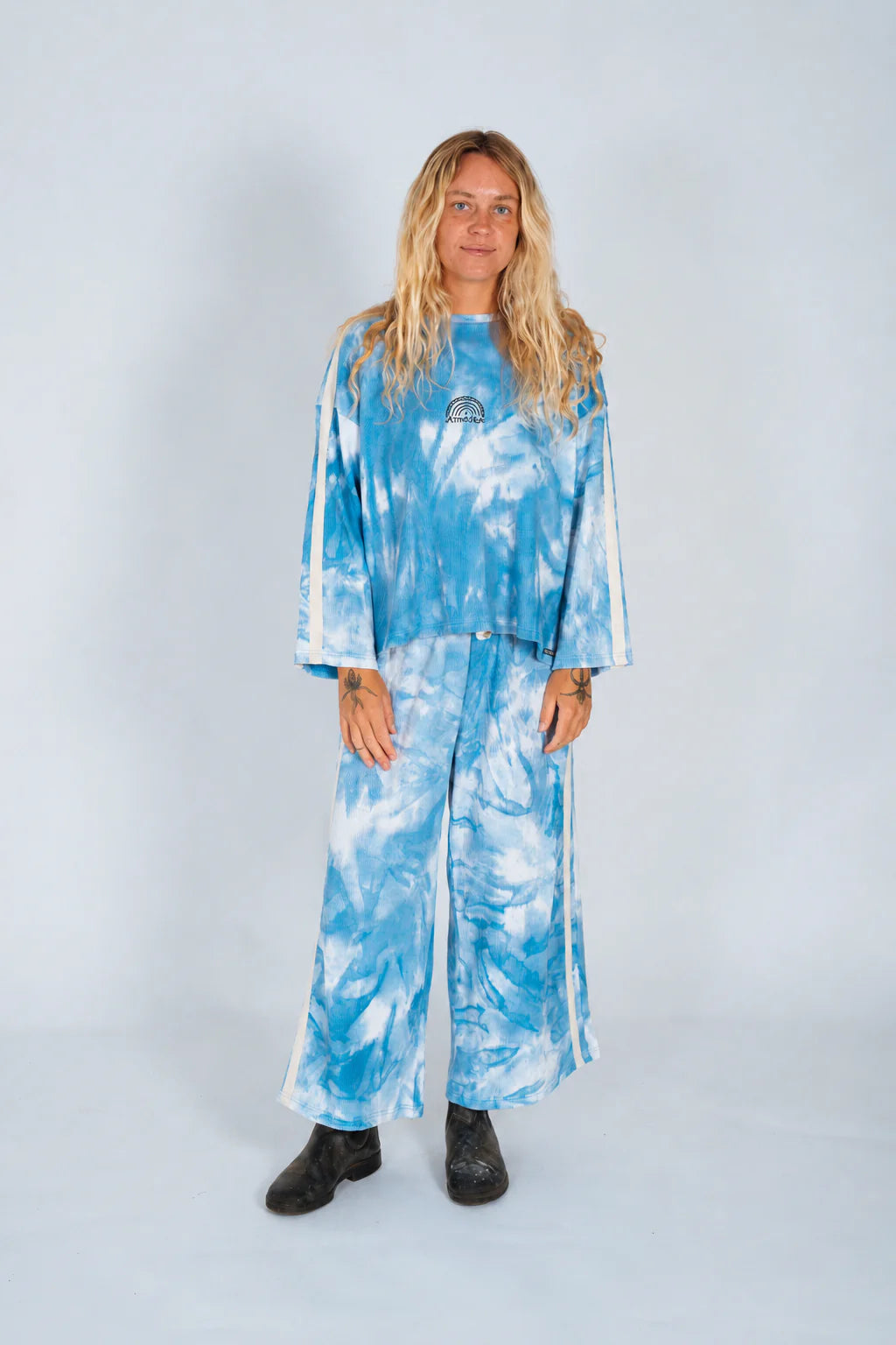 Lounge LS Tee ~ Cloud Tie Dye