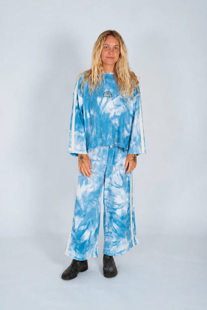 Lounge LS Tee ~ Cloud Tie Dye