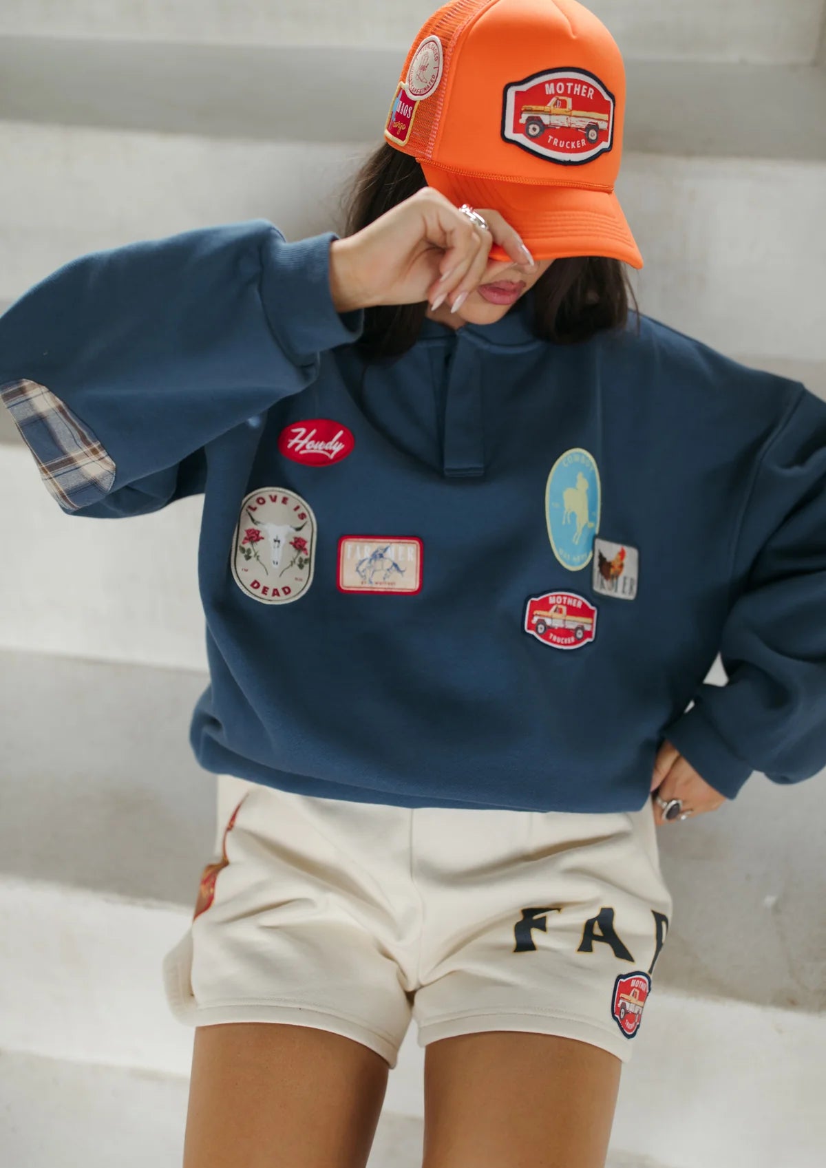 Love Is Dead Button Up Pullover