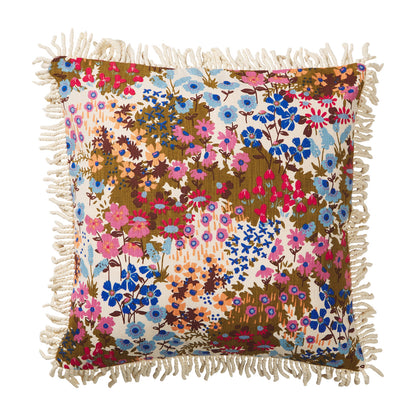 Aisha Fringe Cushion - Ginger Feather Insert