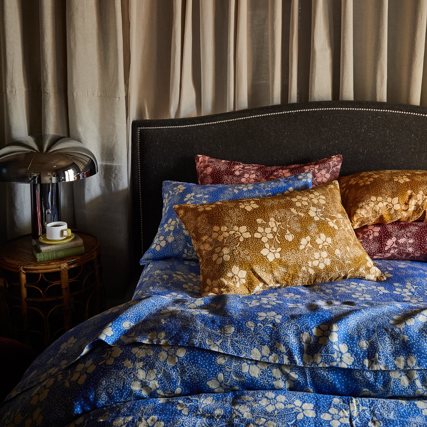 Salina Linen Pillowcase Set - Ginger