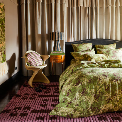 Alka Linen Quilt Cover Reed