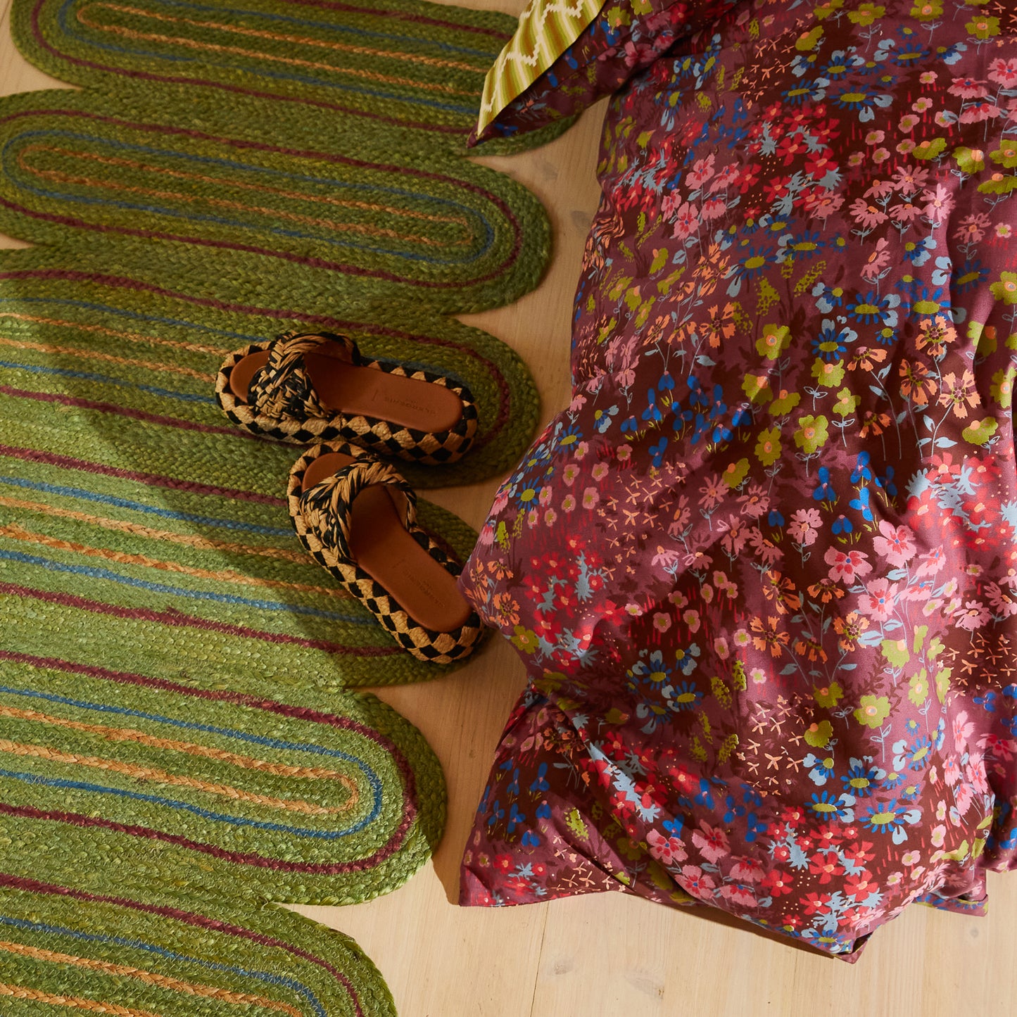 Aisha Cotton Quilt Cover - Plumberry