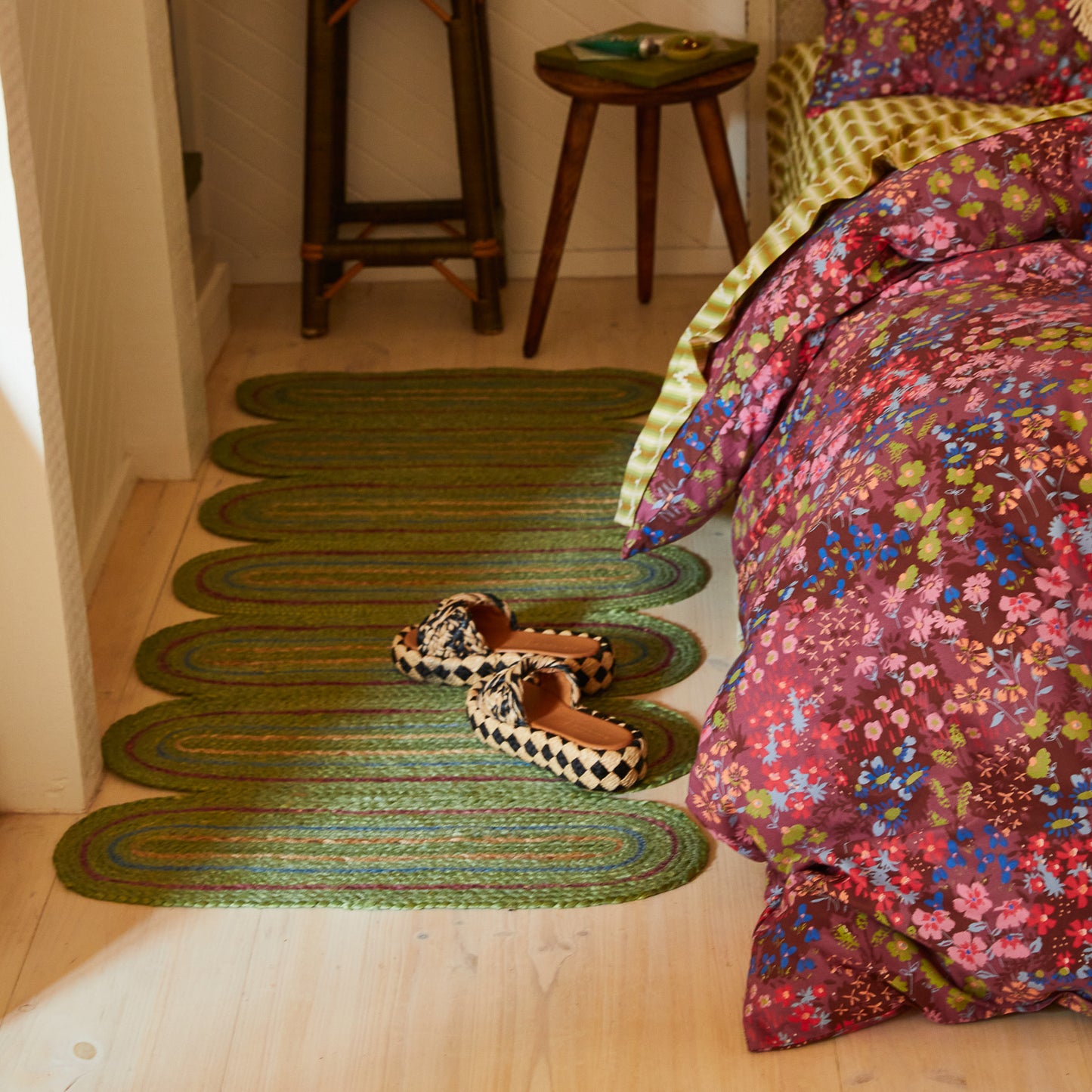 Aisha Cotton Quilt Cover - Plumberry