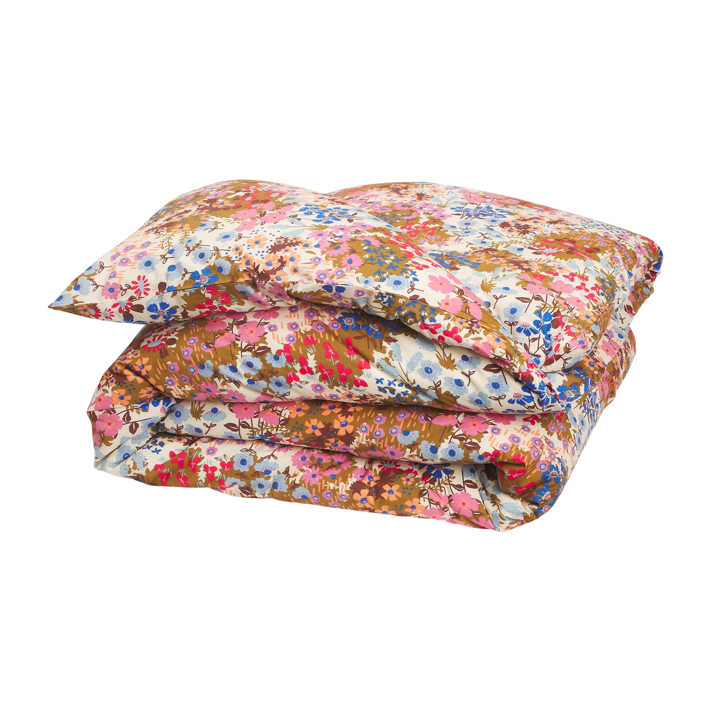 Aisha Cotton Quilt Cover - Ginger