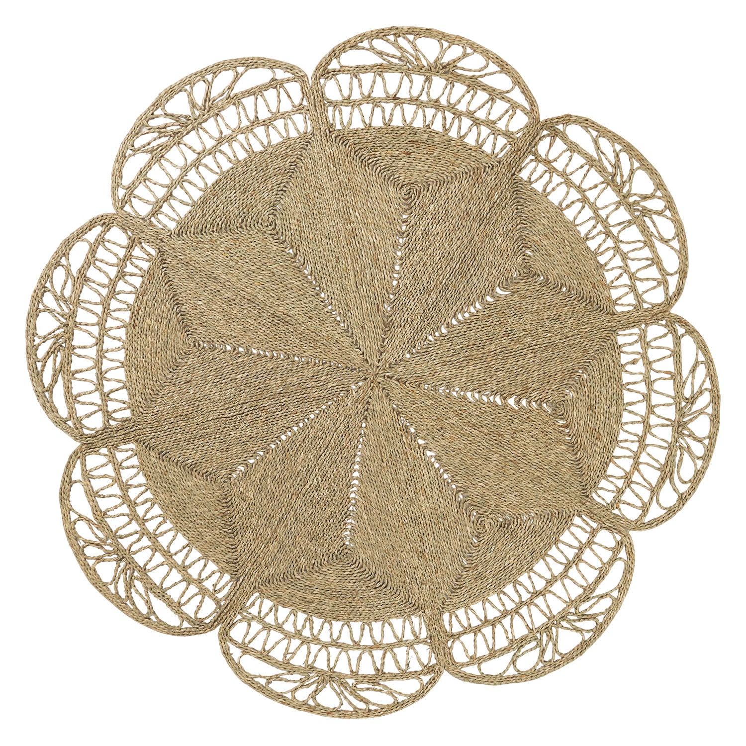 Sahana Round Seagrass Rug – Wander + Laze