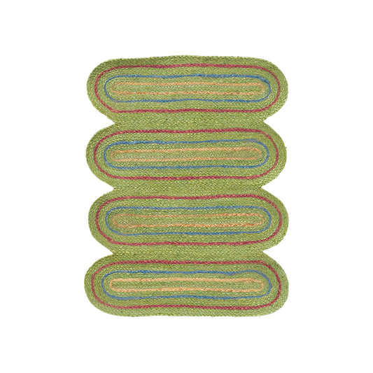 Kasi Jute Mat - Palm 67.5 x 90cm