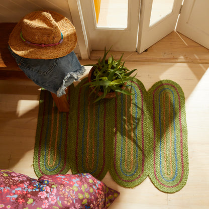 Kasi Jute Mat - Palm 67.5 x 90cm