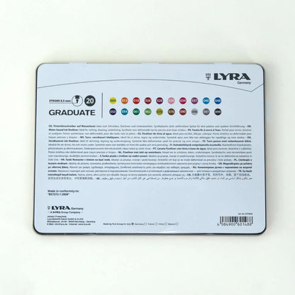 Lyra Graduate Fineliner Tin of 20