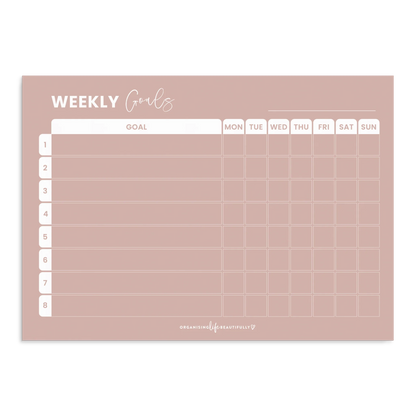 Weekly Goal Chart