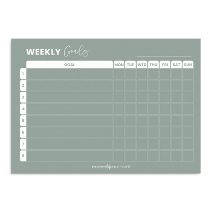 Weekly Goal Chart