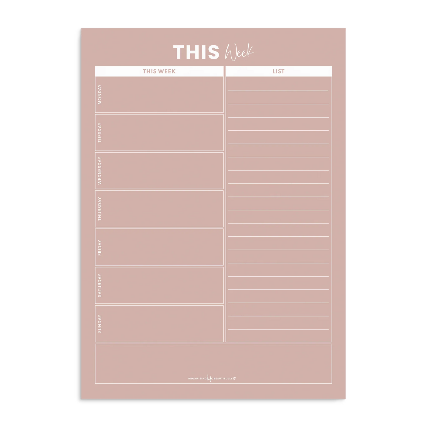 Magnet Weekly Planner A4