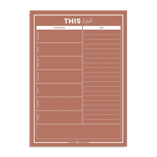Magnet Weekly Planner A4