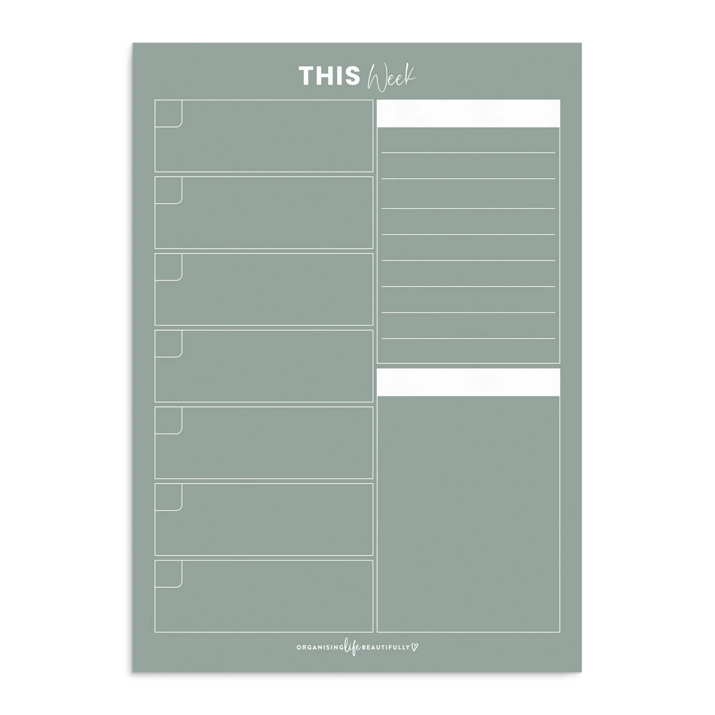 Magnet Weekly Planner A4