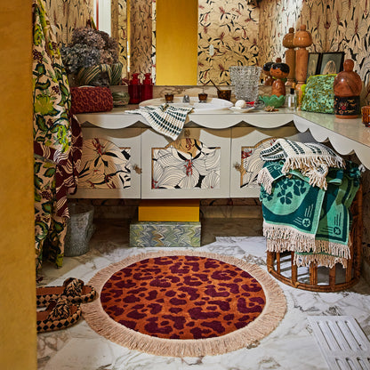 Odette Round Bath Mat