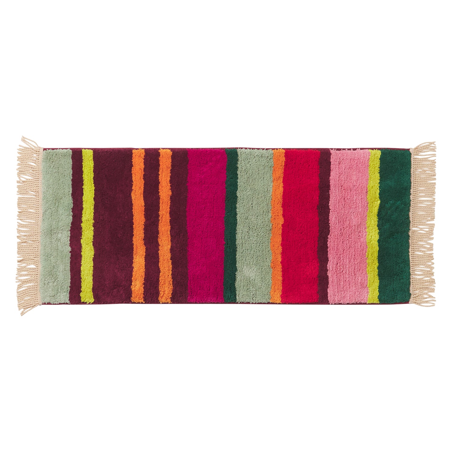 Bath Runner Raspberry Corinne Bath Runner – Wander + Laze