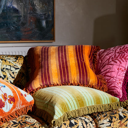 Brigitte Velvet Cushion - Kent Feather Insert