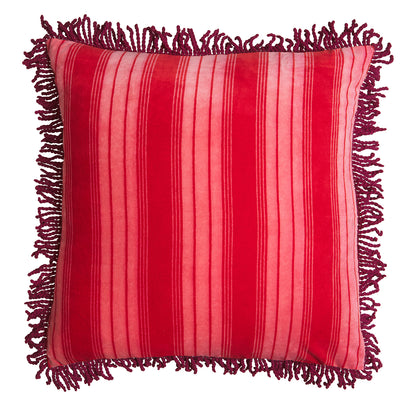 Brigitte Velvet Cushion - Cosmo Pink Feather Insert