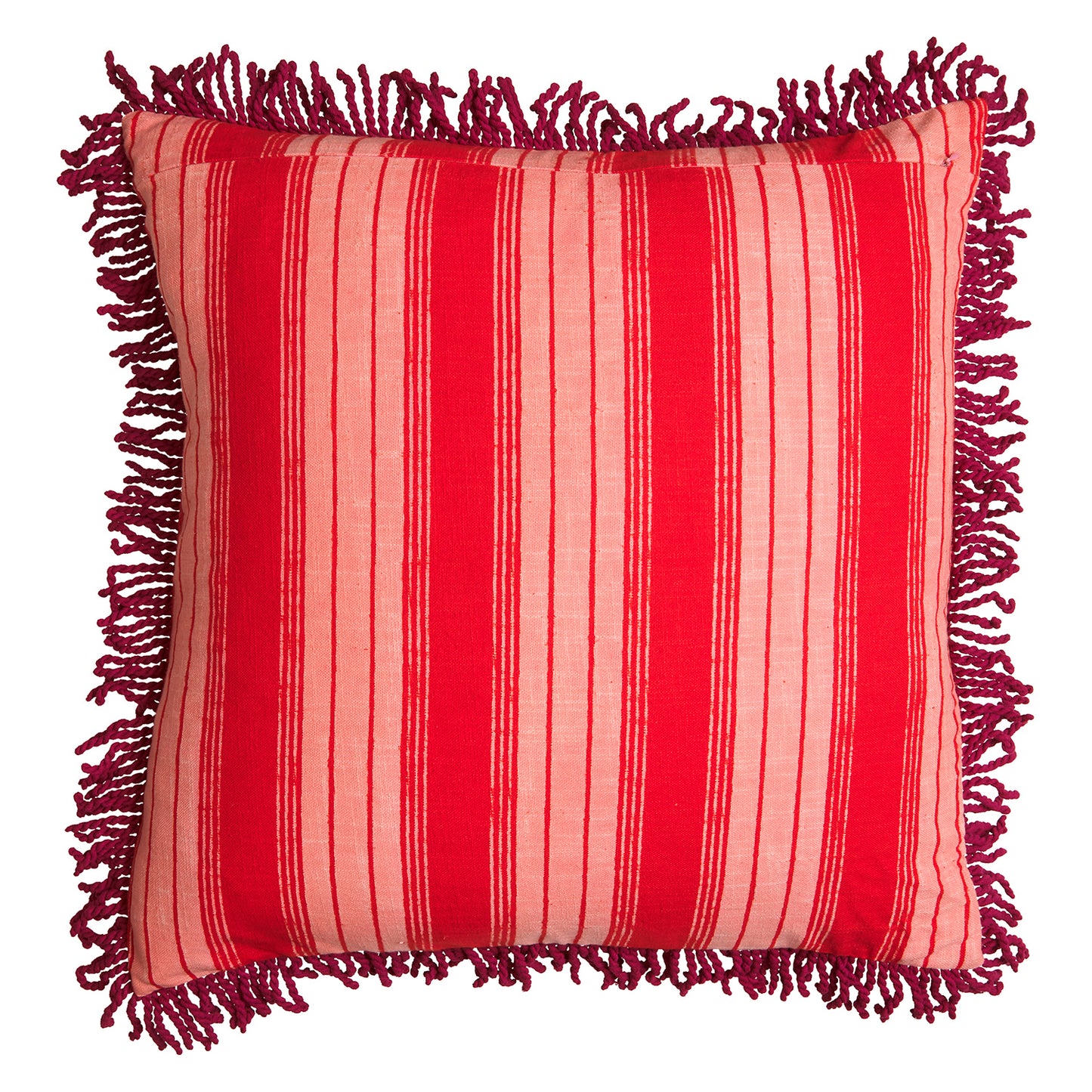 Brigitte Velvet Cushion - Cosmo Pink Feather Insert