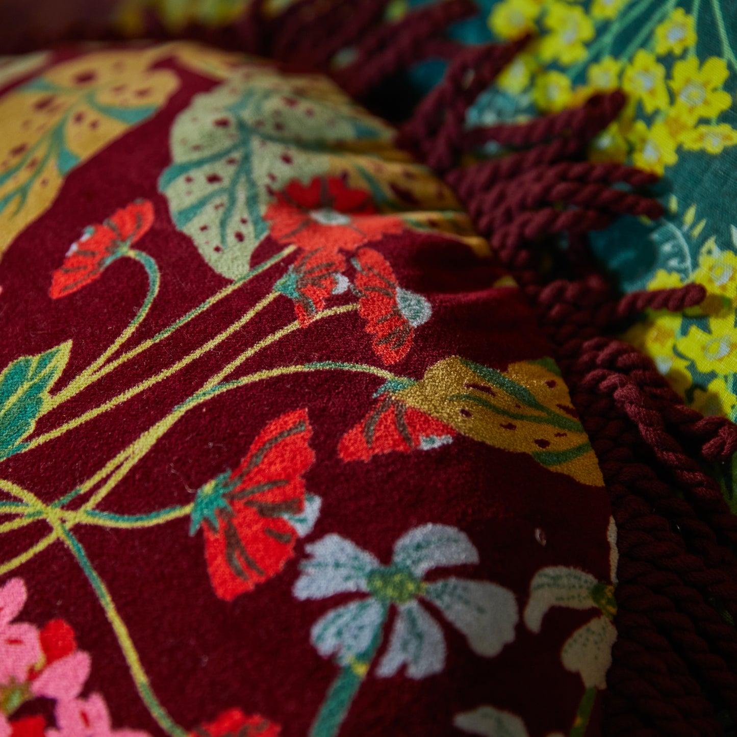 Genevieve Fringe Cushion Feather Insert