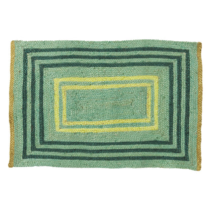 Lenore Jute Mat - Emerald