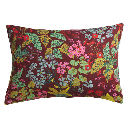 Genevieve Cotton Pillowcase Set - Mahogany