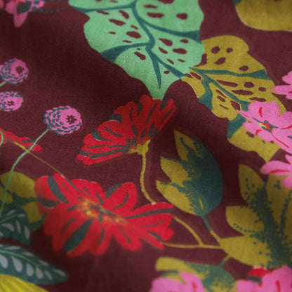 Genevieve Cotton Pillowcase Set - Mahogany