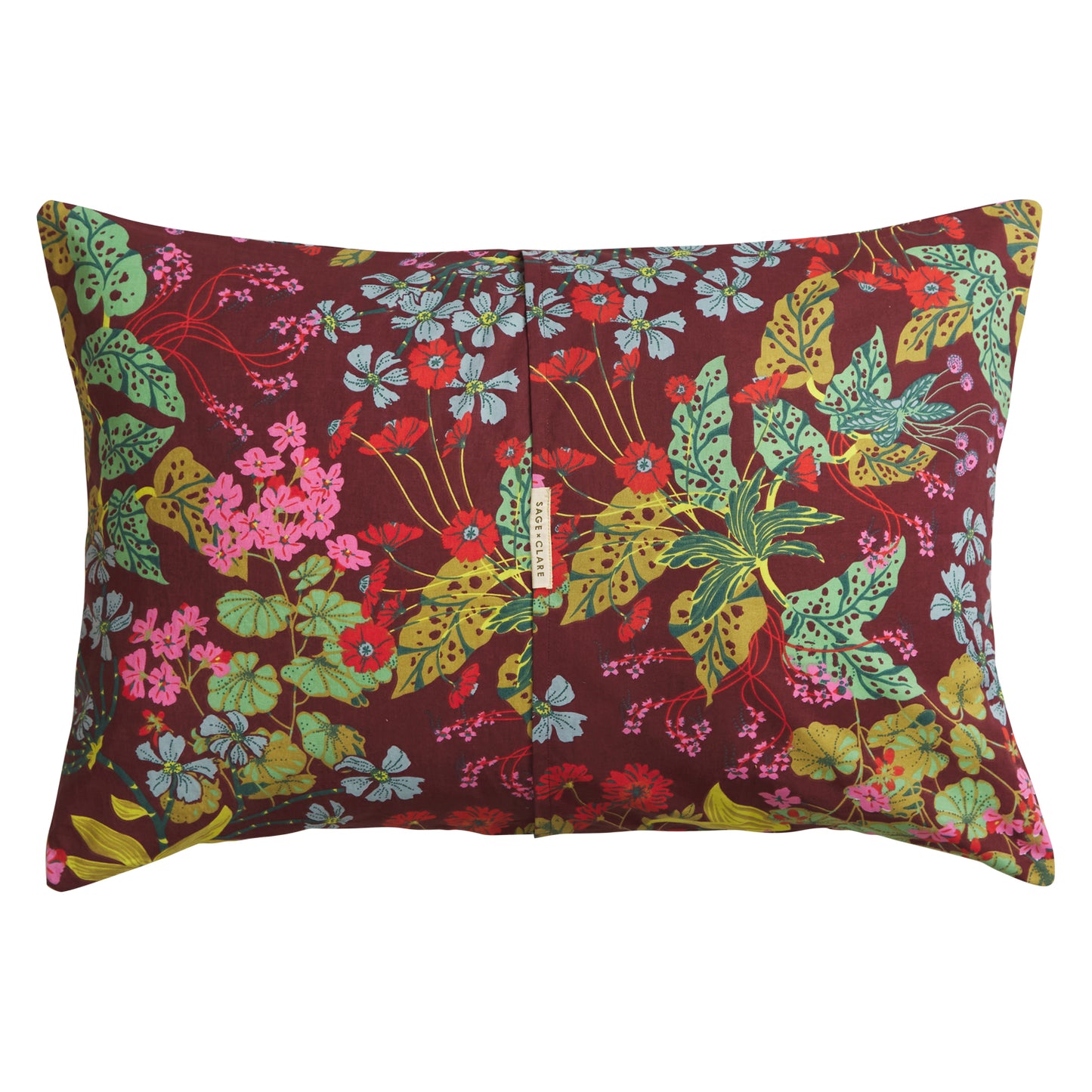 Genevieve Cotton Pillowcase Set - Mahogany