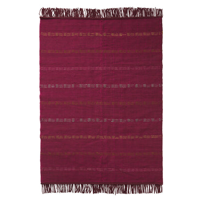 Morell Knotted Rug - Fuchsia