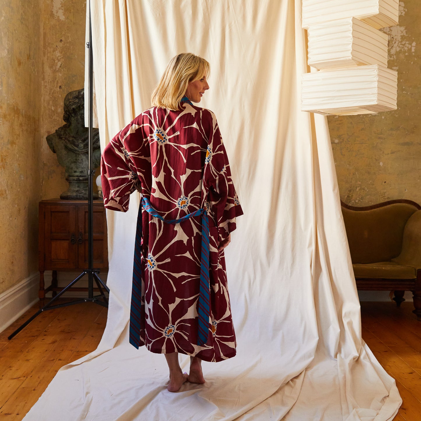 Alaina Silk Robe