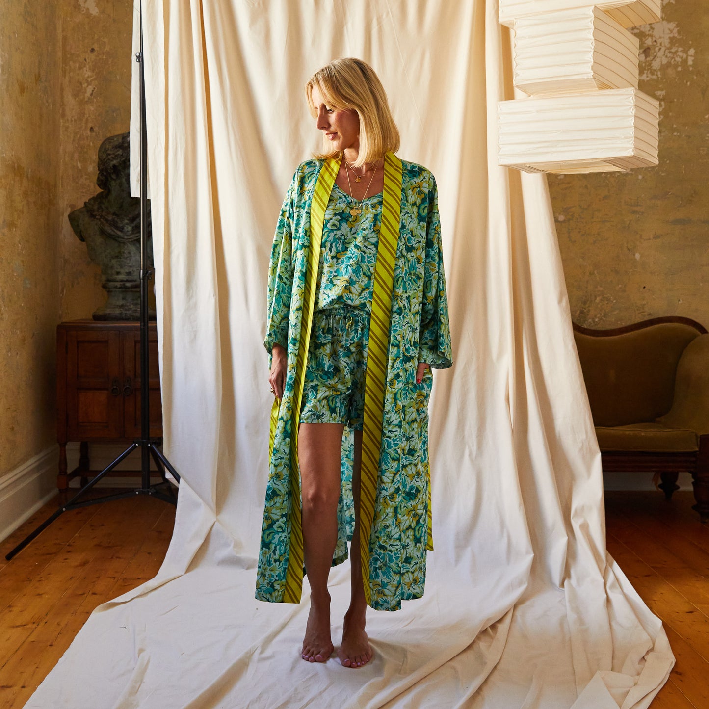 Demi Silk Robe