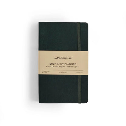 2027 Daily Planner (Soft Cover) M2 Green