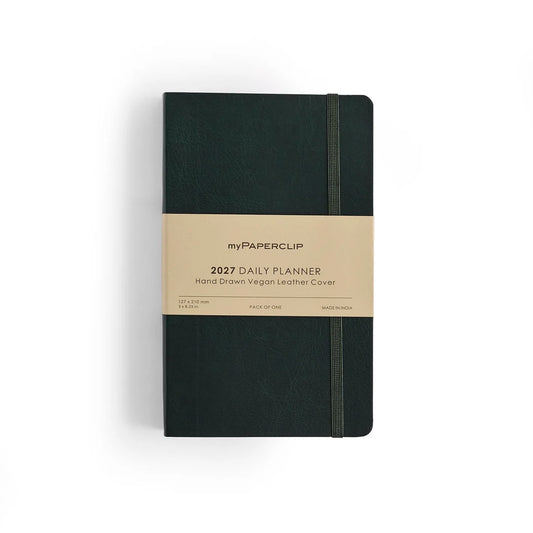 2027 Daily Planner (Soft Cover) M2 Green