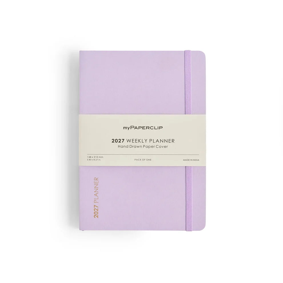 2027 Weekly Planner (Soft Cover) Lilac