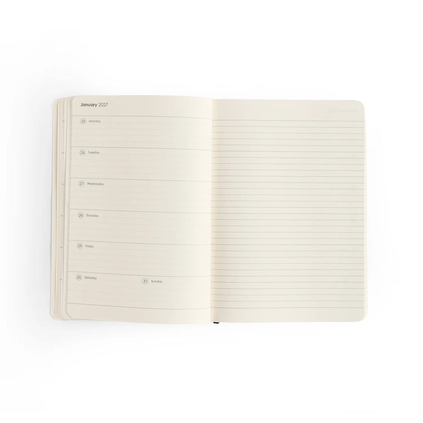 2027 Weekly Planner (Soft Cover) M2 Green
